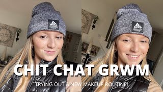 CHIT CHAT GRWM | trying out a new makeup routine!
