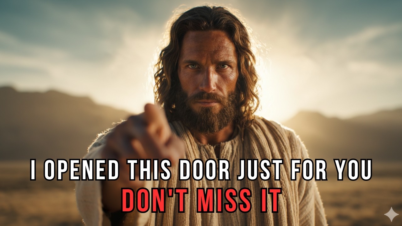 God Says: I Opened This Door Only For You... - God's Message To You