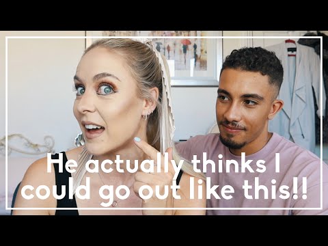 Boyfriend Does My Makeup!