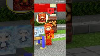 Gugugaga api ga mau gambar dingin, maunya panas‼️😱#shorts #minecraft #game