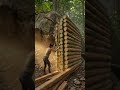 #CabinUnderRock #ManCave #RockCabin #TinyHouse #OffGrid; #Bushcraft #Timelapse #Shorts