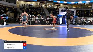 57 Kg Semifinal Sean Russell Gopher Wrestling Club Rtc Vs Dylan Ragusin Cliff Keen Wrestling Club