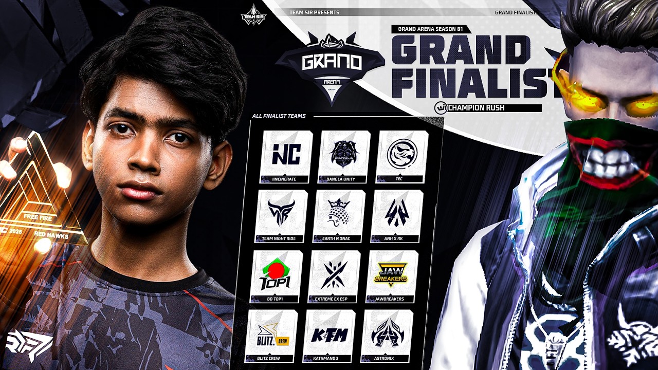 [🔴LIVE] CHAMPION RUSH- GRAND FINAL|TEAM SIR GRAND ARENA @KUTTUSH-u5r @raadvaiyt829 @Flickerz7
