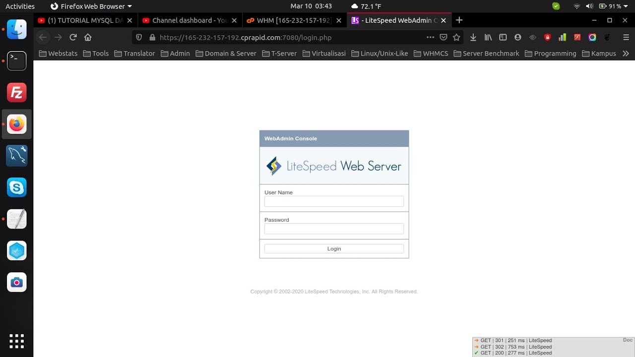 How To Install, Configure and Tuning LiteSpeed Web Server on cPanel-WHM ...