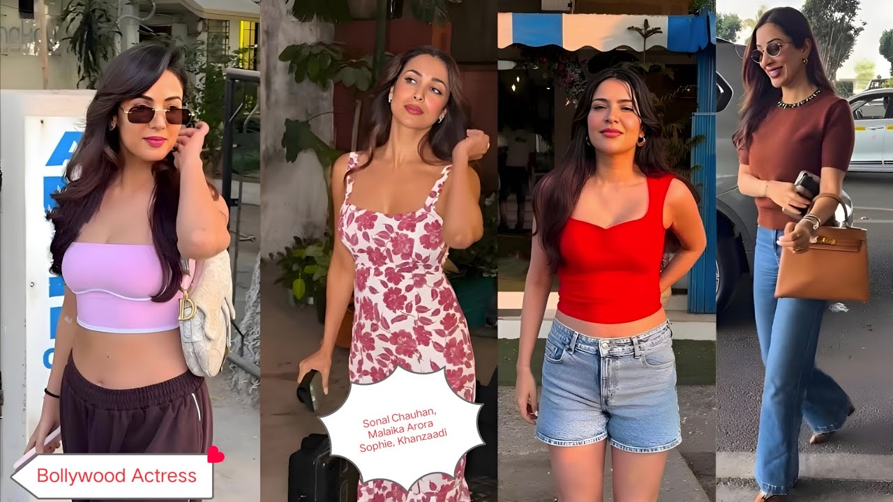 Bollywood Actresses Sonal Chauhan, Malaika Arora, Sophie, Khanzaadi Trending Viral Videos 🔥#actress 