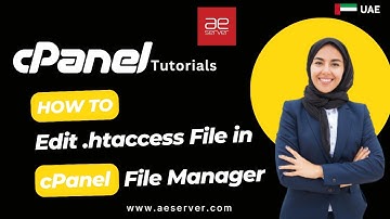 How to edit  htaccess access file through cPanel File manager with AEserver