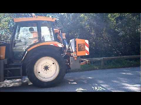 Tracteurmasseyferguson - Fauchage / Mowing 2011 - Renault ERGOS 100 + Minautor 5000L