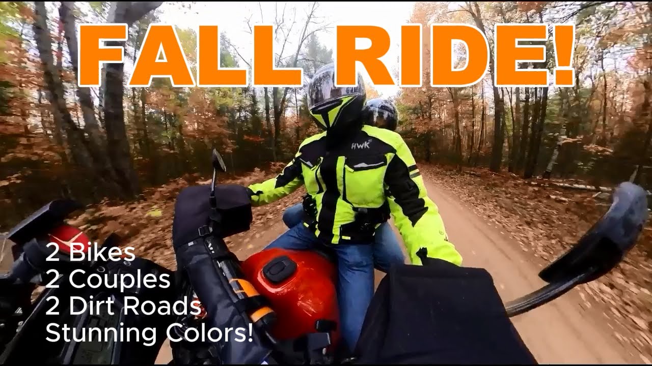 Fall Colors - October ADV Motorcycle Ride in Northern Michigan