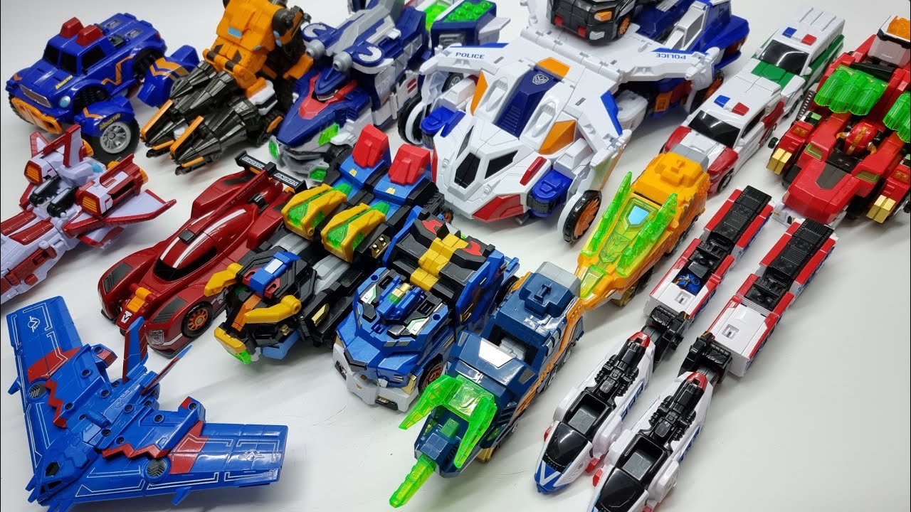 미니특공대 헬로카봇 또봇 공룡 중장비 자동차 로봇 장난감 변신 영상 HelloCarbot Tobot MiniForce Robot  dino car Toys Transform