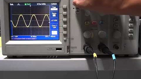 How to use Oscilloscope cursor