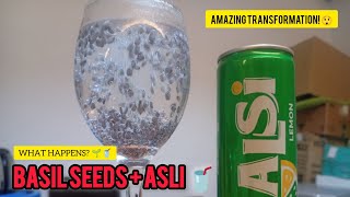 What Happens When Basil Seeds Are Soaked in Asli Soft Drink? | Real Experiment 🌱🥤 screenshot 3
