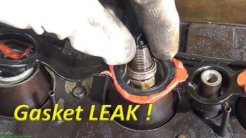 How to Fix Oil on Spark Plugs Valve Cover Gasket LEAK !