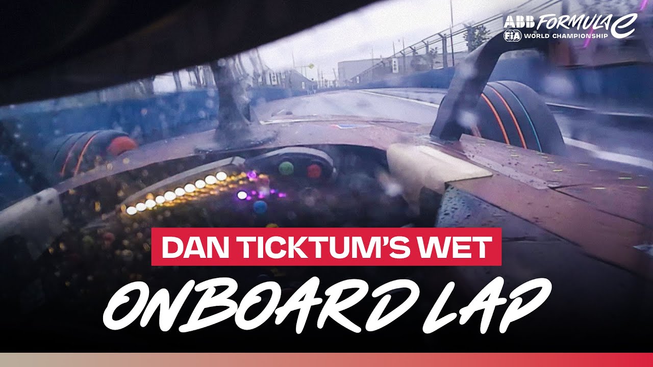 How It Looks Driving In The Wet 👀 | 2025 Tokyo E-Prix
