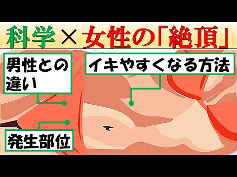 【カラダを知ろう】女性のオーガ〇ムについて徹底科学【豆知識4選】