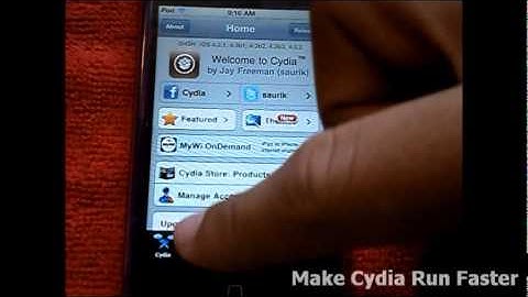 How To Make Cydia Run Faster On Your iPhone, iPod Touch, iPad