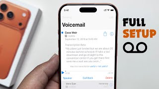How to set voicemail on iPhone 17 Pro/Max Iphone 17 Pro Max How To Open Voicemail