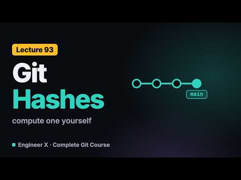 How Git Stores Objects: Header, SHA-1 and zlib (Compute a Git Hash Yourself) | Git Course L93