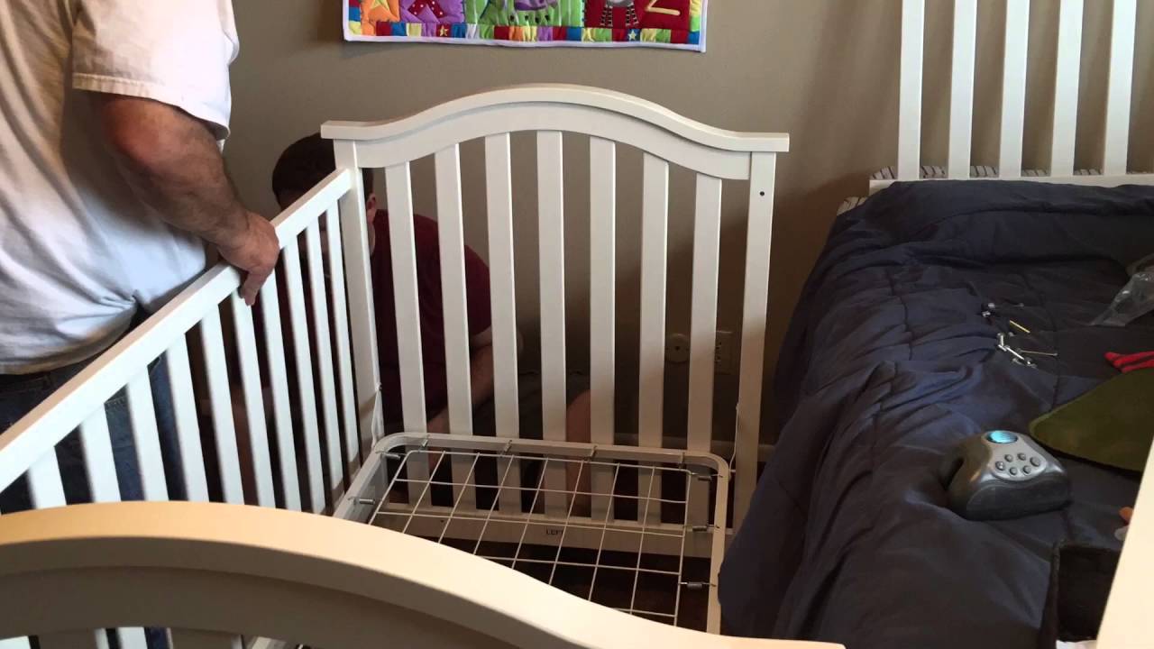 Baby Crib Assembly (Time-lapse) - YouTube