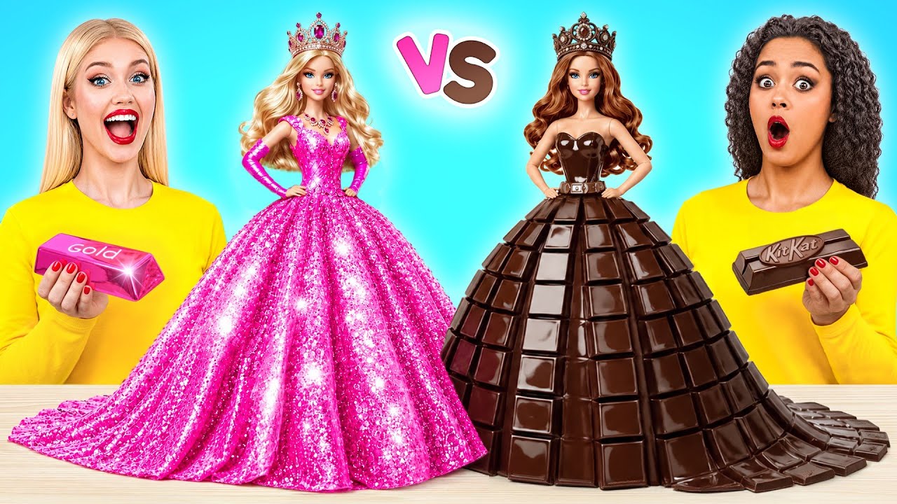 Real Food vs Chocolate Food Challenge | Delicious Kitchen Hacks by Multi DO Challenge