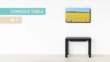 Mini console table LG LESMO - Just a few seconds to get a dining table (2021)