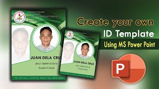 Create your Own ID Template using Microsoft Powerpoint