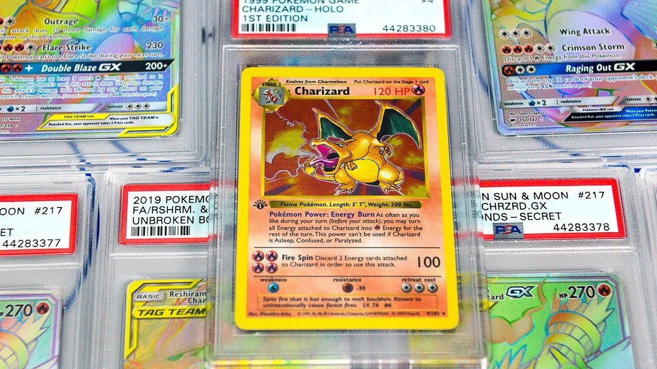 5 000 In Pokemon Charizard Cards PSA Graded Returns YouTube 5 000 In Pokemon Charizard Cards PSA Graded Returns YouTube