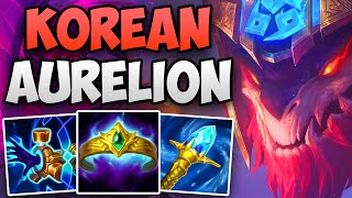 KOREAN CHALLENGER INSANE SOLO CARRY WITH AURELION SOL! | CHALLENGER AURELION MID GAMEPLAY | 13.20