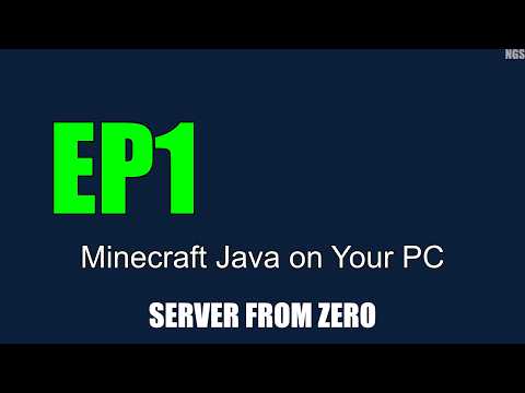 EP1 — Minecraft Server on Your Own PC (Java) | Server from Zero