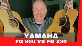 Yamaha FG 800 vs FG 830 (Which is BEST?)