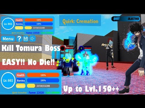 Boku No Roblox Remastered How To Kill Tomura Easily And No Death - how to kill tomura without losing hp l boku no roblox remastered