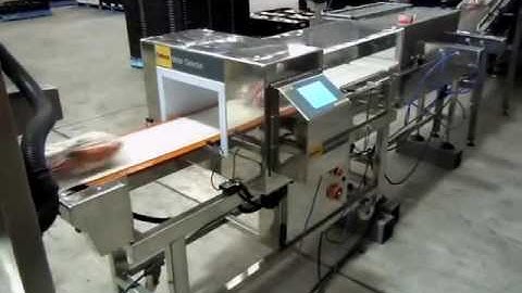 Combination of metal detector and check weigher  REHOO
