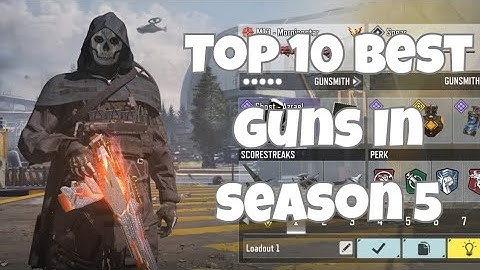 Top 10 Best Guns in Season 5 CODM 2025 | Gunsmith Loadout/Class Setup | Cod Mobile