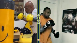 (NEW) Mike Tyson vs Roy Jones Jr 2020 Side x Side Training Comparison