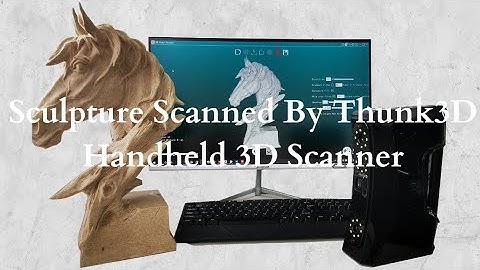 Sculpture-Horse Scanned by Thunk3D Handheld 3D Scanner