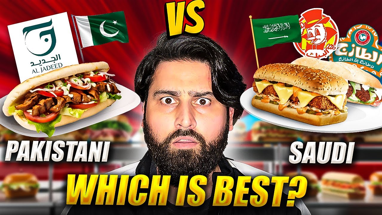 🇸🇦Saudi AL-BAIK Sandwich vs 🇵🇰Pakistani Sandwich - Challenge vlog