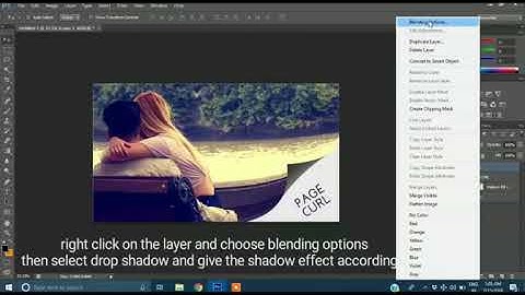 Page Curl Effect in Adobe Photoshop CS6 | Page Turn Effect Tutorial