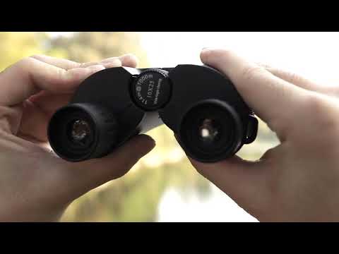 Aurosports 10x25 Folding High Powered Compact Binoculars