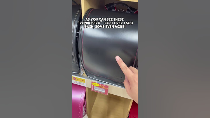 Japanese Children’s School Bag and it’s other purposes! Wow!