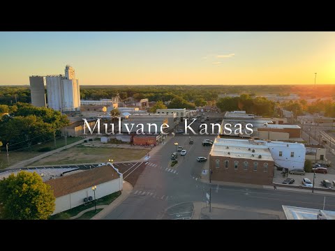 Mulvane, KS - Summer 2022 | 4k Drone Stock Footage by Ethan Booe (Licensed Part 107 Pilot)