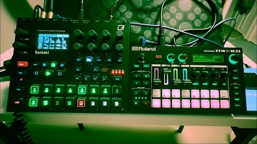 syntakt + mc-101 trying to rock some 90s trance rompler style
