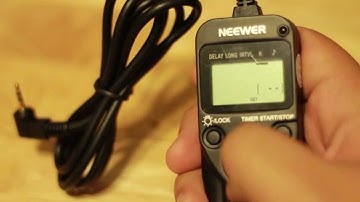 (NEW) Neewer Digital Timer Remote- For Your DSLR!