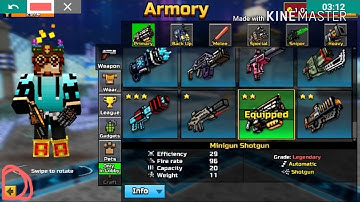 How to get guns in sandbox pg3D