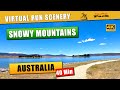 Virtual Run 40 min Snowy Mountains  Australia 4K