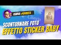 COME SCONTORNARE UNA FOTO: EFFETTO STICKER BABY | CANVA TUTORIAL #shorts