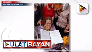 Centenarian sa Lucban, Quezon, pinarangalan ng LGU