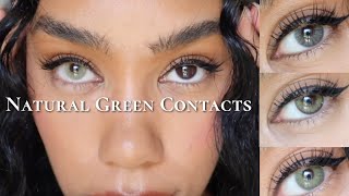 Solotica GREEN Comparisons | Mel, Buzios, Cambuci & More | Color Contact Review, TryOn + Discount