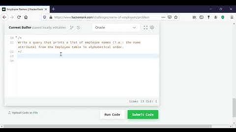 Employee Names   HackerRank SQL