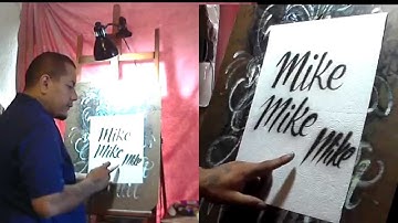 How to Airbrush - Script Lettering