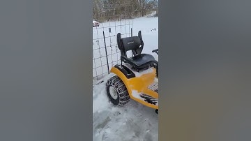 Cub Cadet after snow updates