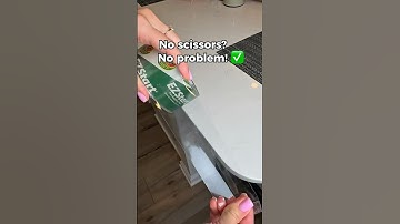 No scissors? No problem! (Part 2)✅ #tapehack #lifehack #diy #easyhack #shorts